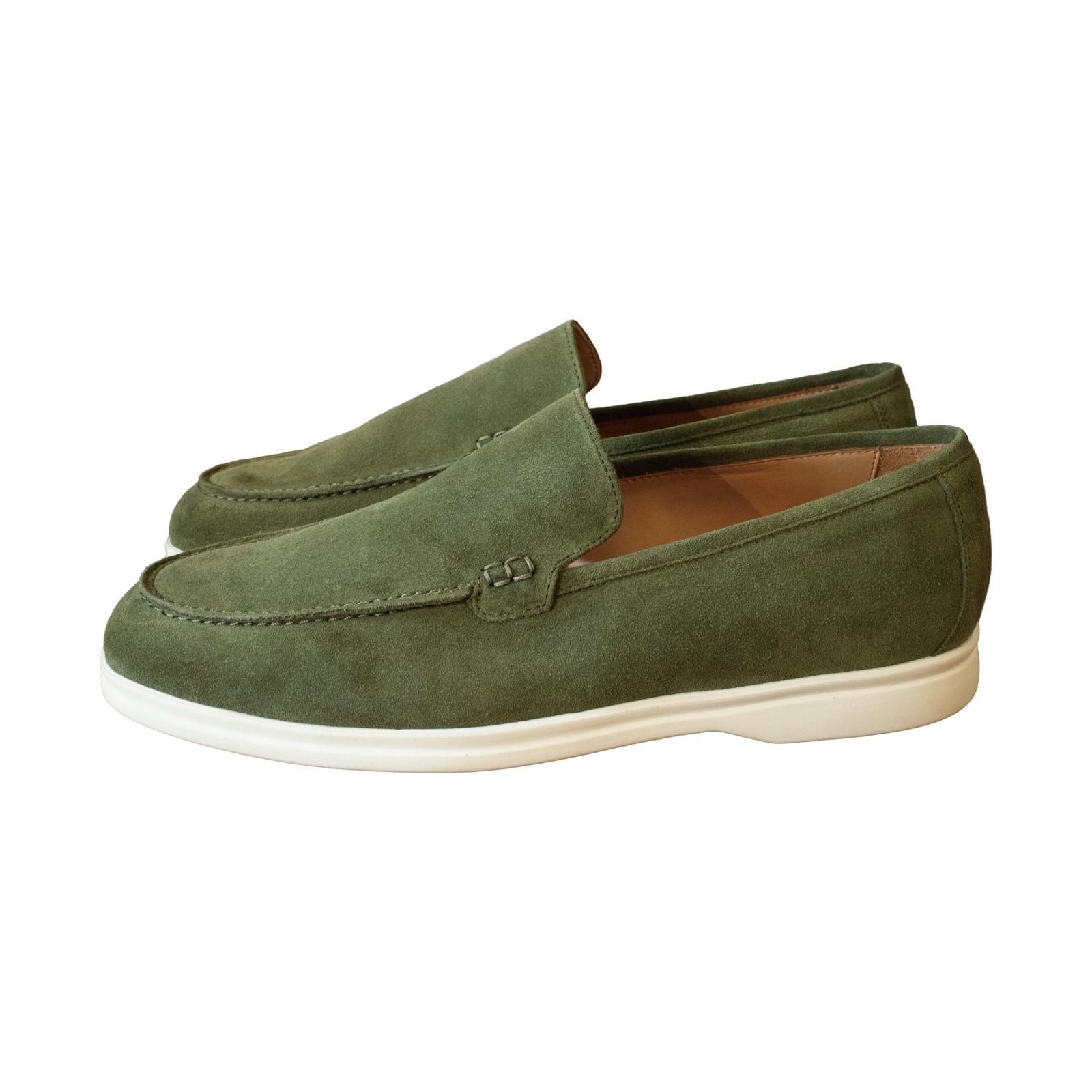 COLONY CLOTHING / GREEN SUEDE SLIP-ON / CCSE-FW01