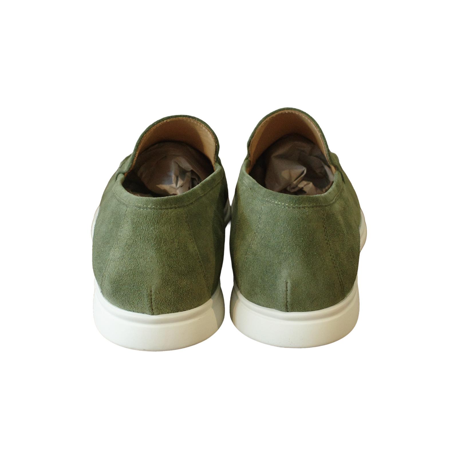 COLONY CLOTHING / GREEN SUEDE SLIP-ON / CCSE-FW01
