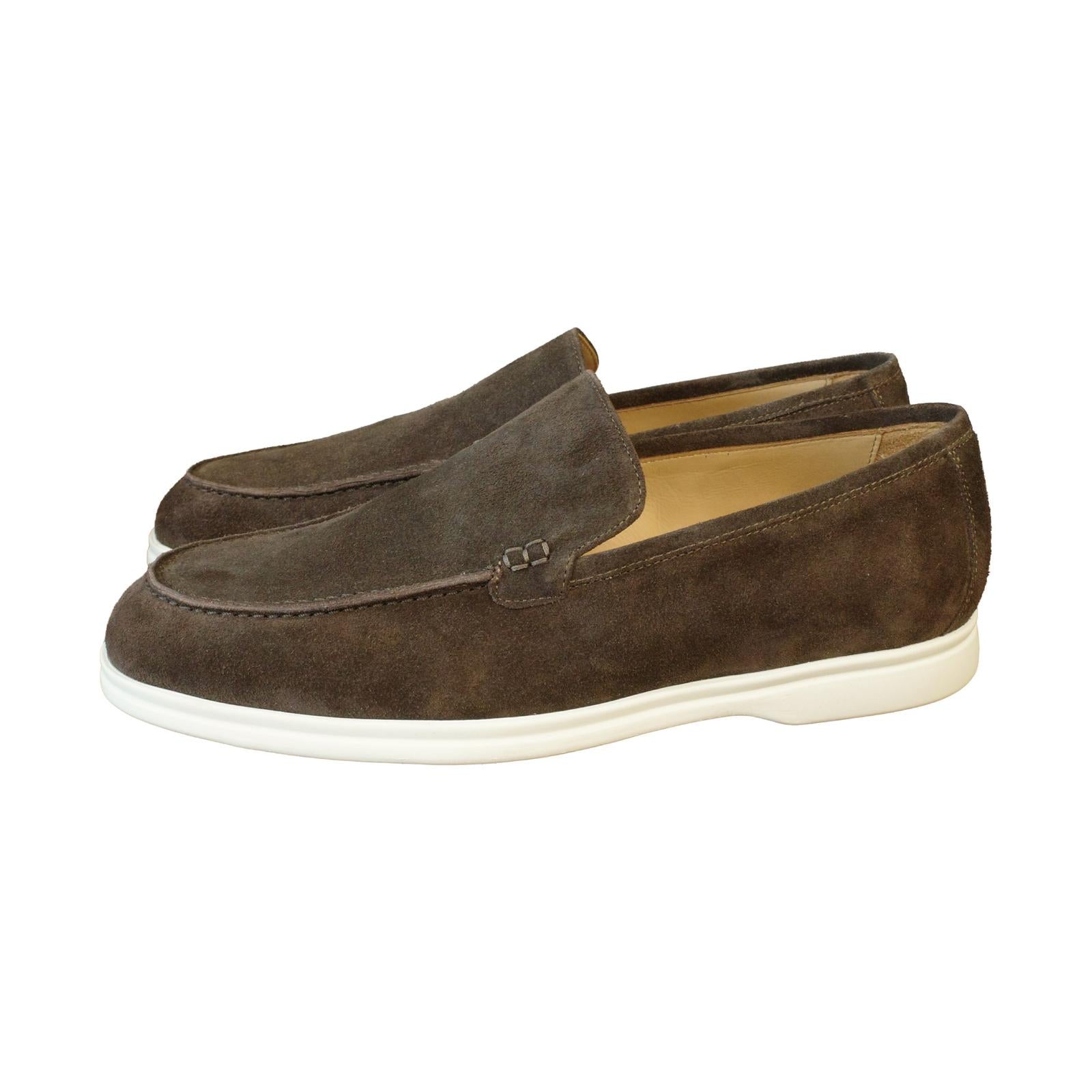 COLONY CLOTHING / DARK BROWN SUEDE SLIP-ON / CCSE-FW01