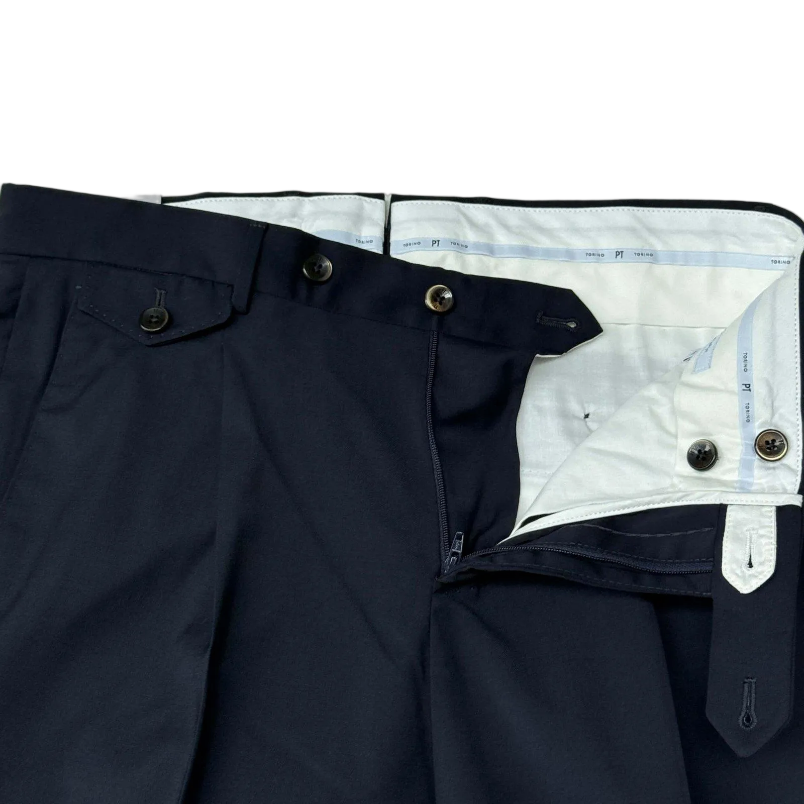 PT TORINO / WOOL TROUSERS / 0360 NAVY