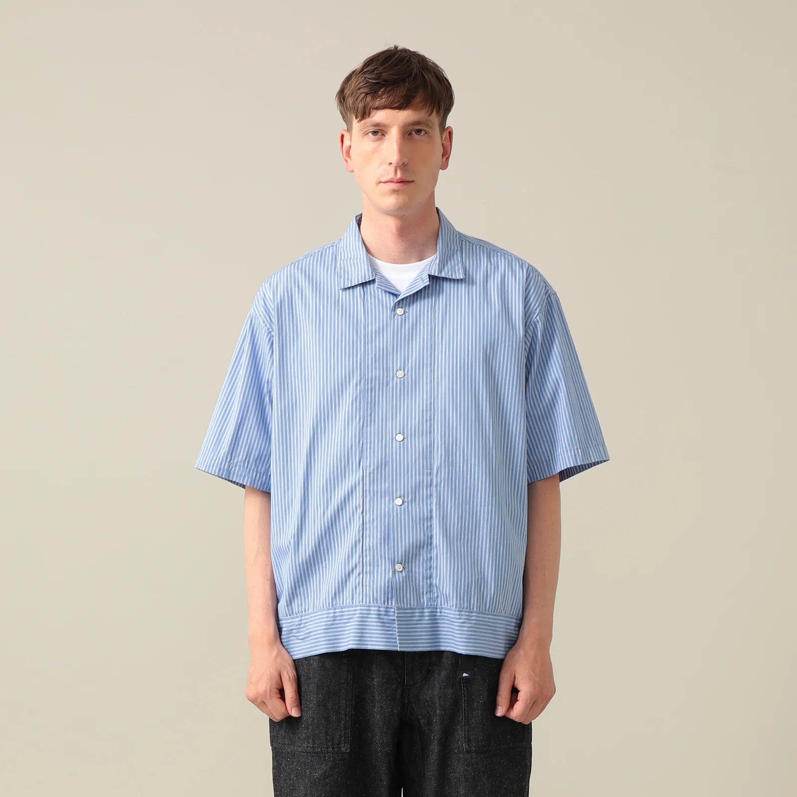 PILGRIM SURF SUPPLY / Claude Striped Short Sleeve Shirt / 3601-0199-065