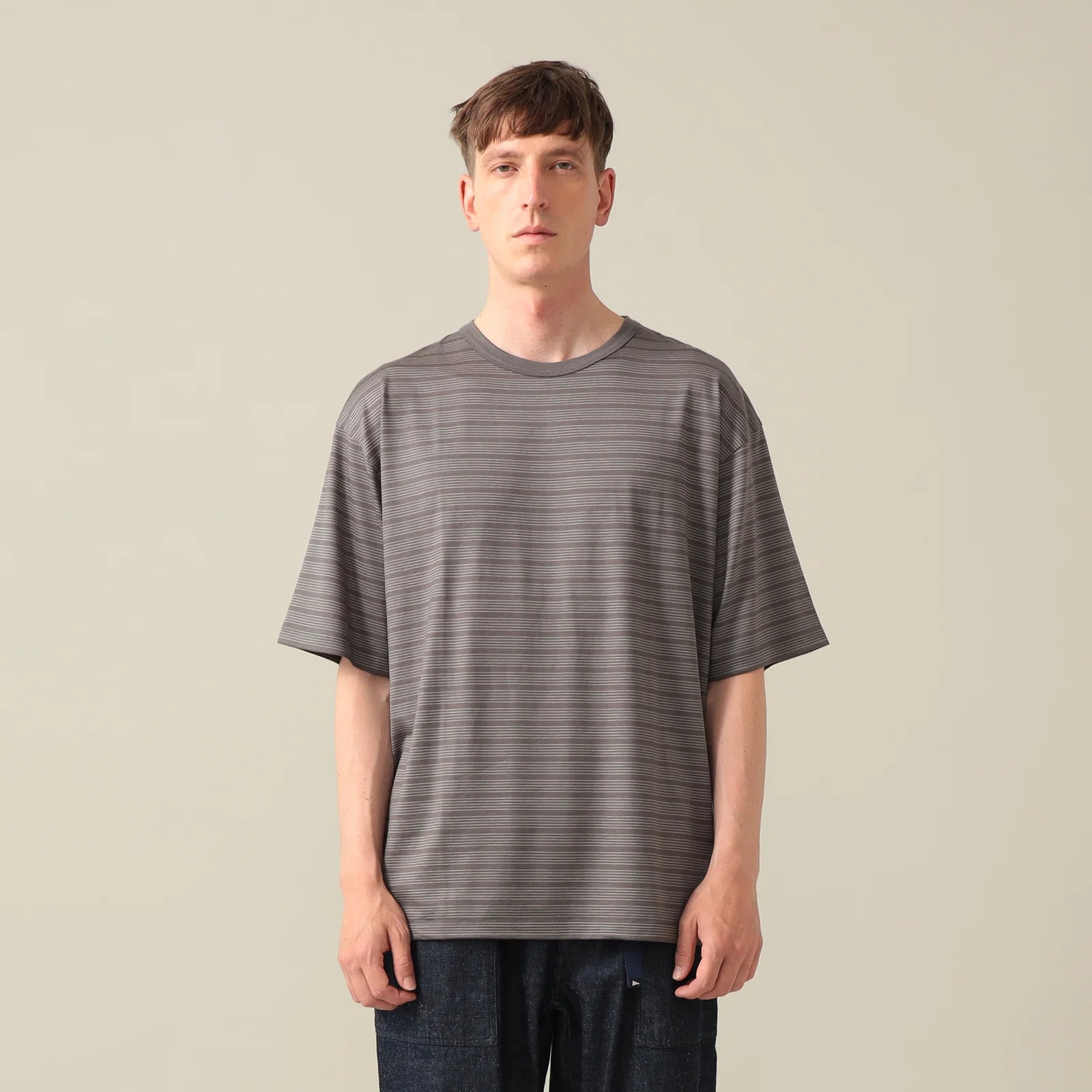 PILGRIM SURF SUPPLY / Cooper Wool Stripe Tee / 3604-0148-458