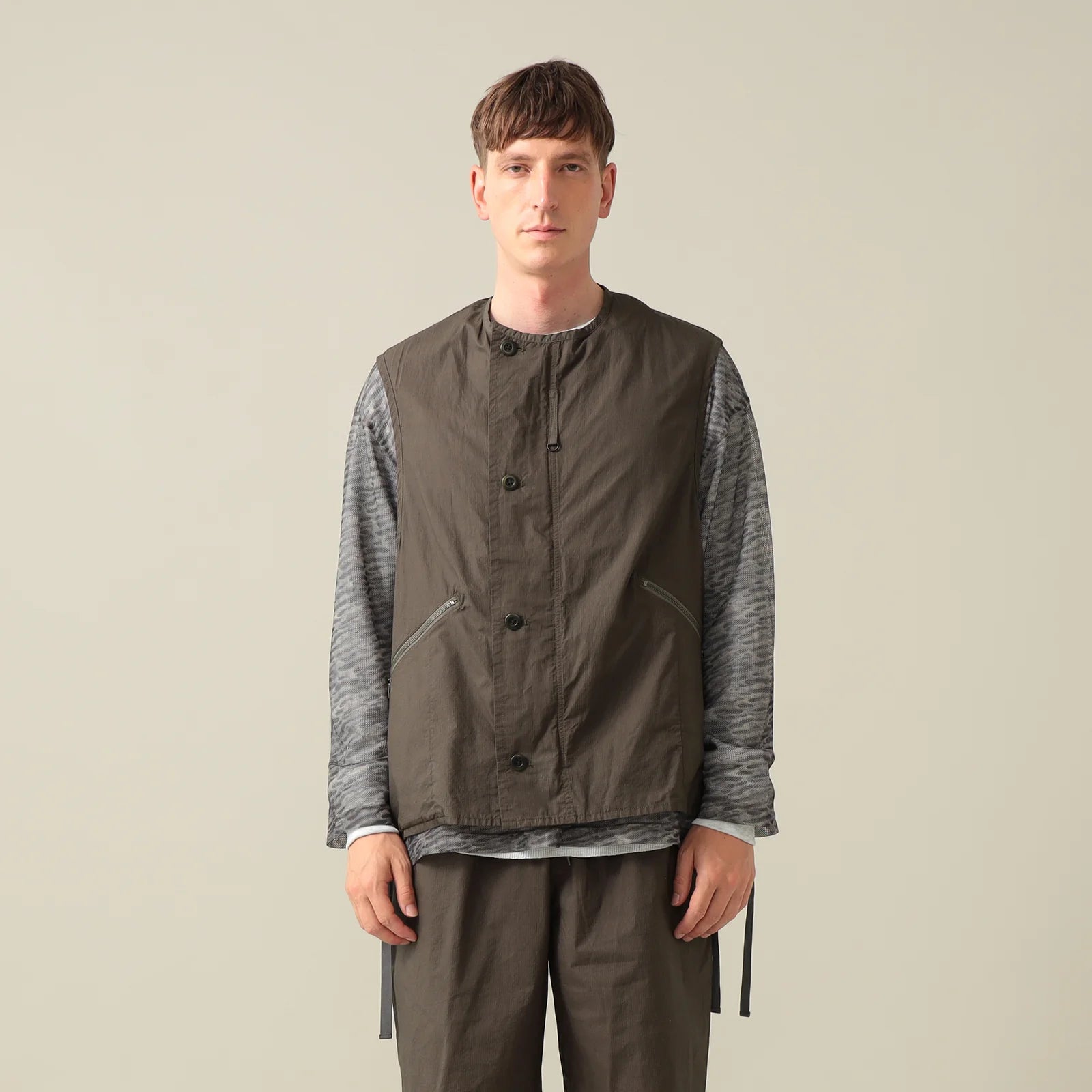 PILGRIM SURF SUPPLY / Damien Cotton Ripstop Vest / 3606-0186-879