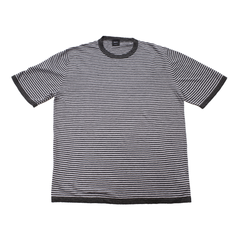 BAFY / COTTON LINEN STRIPED T-SHIRT / 138L21035