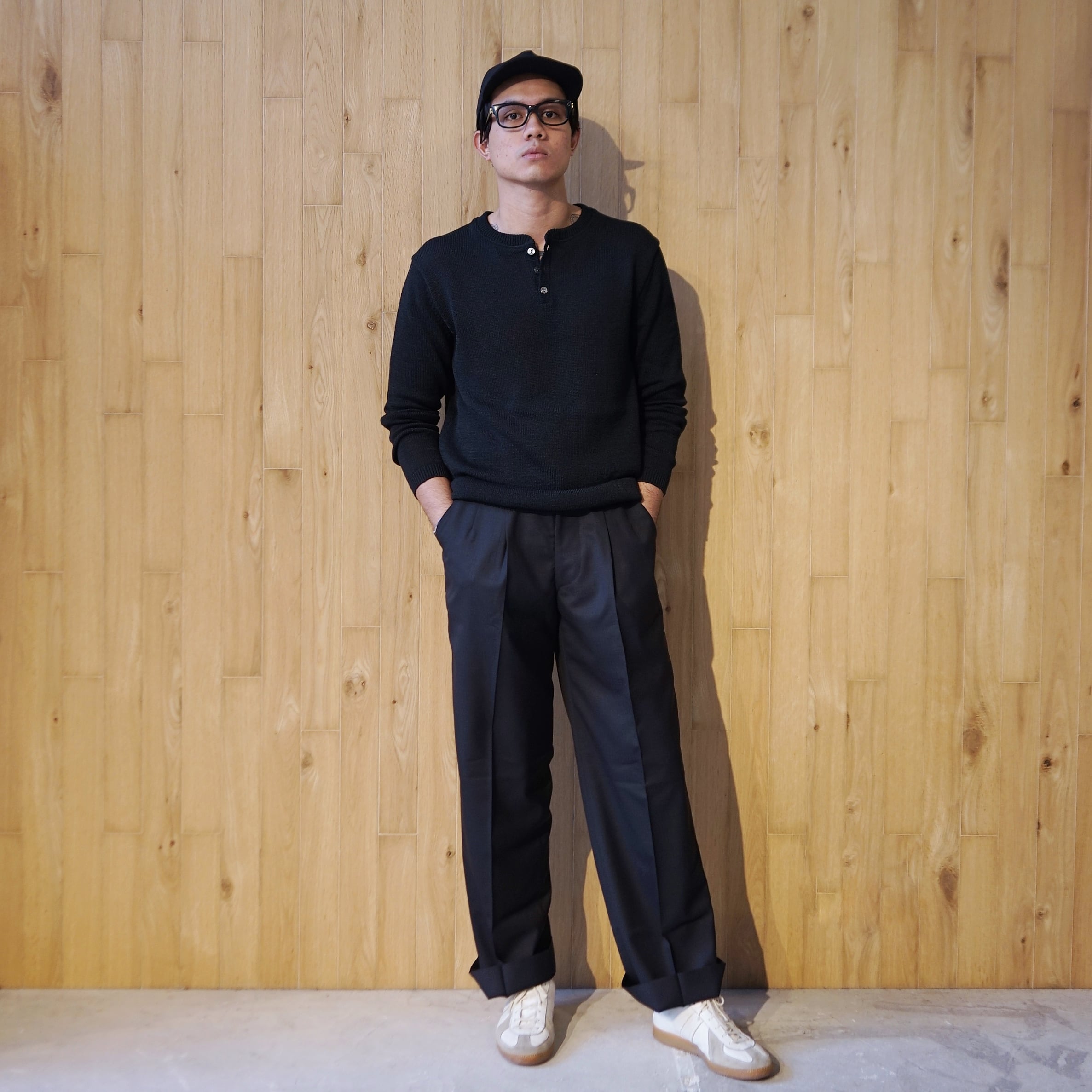 COLONY CLOTHING / HENRY NECK KNIT CC21-KN01