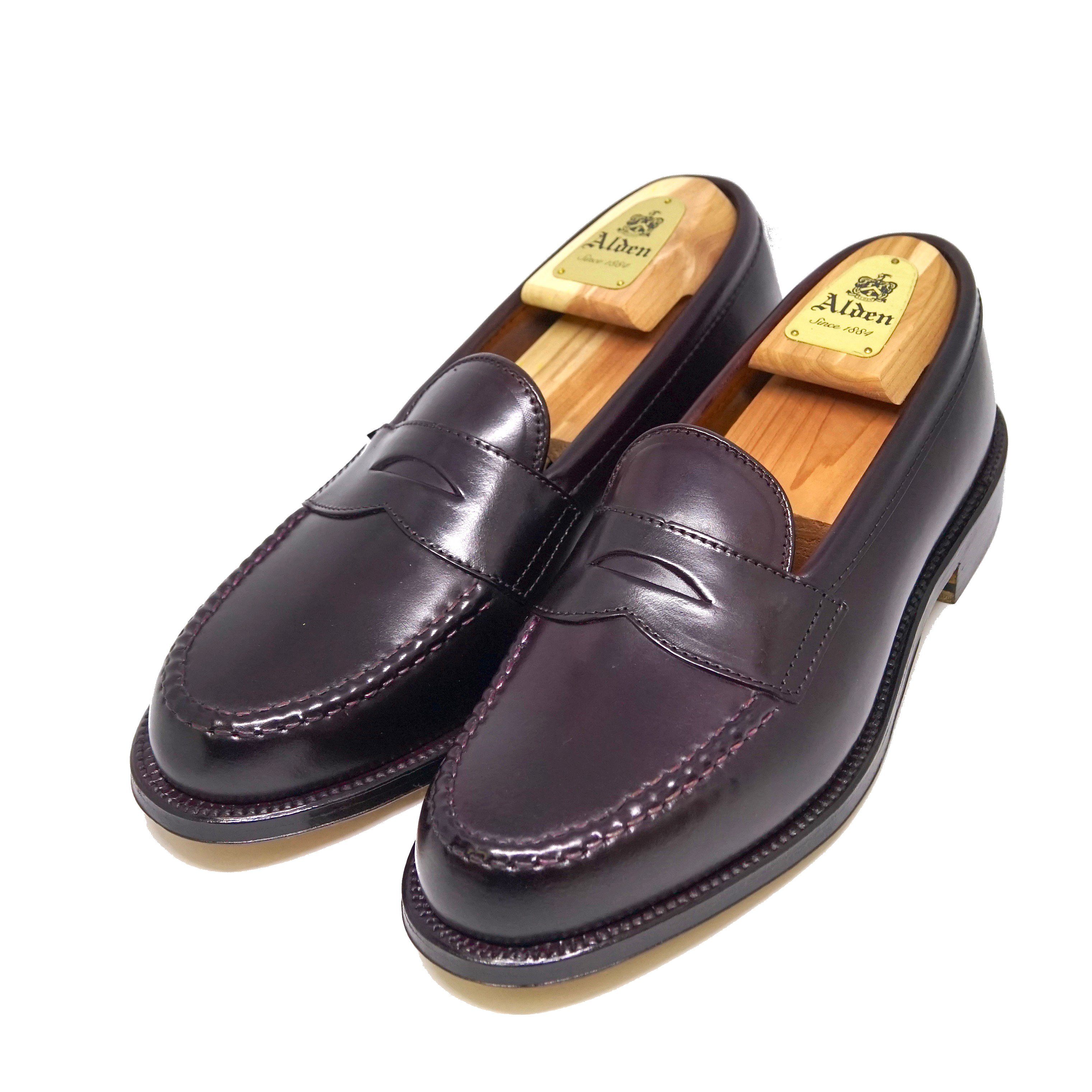 ALDEN 986 PENNY LOAFER SHELL CORDOVAN