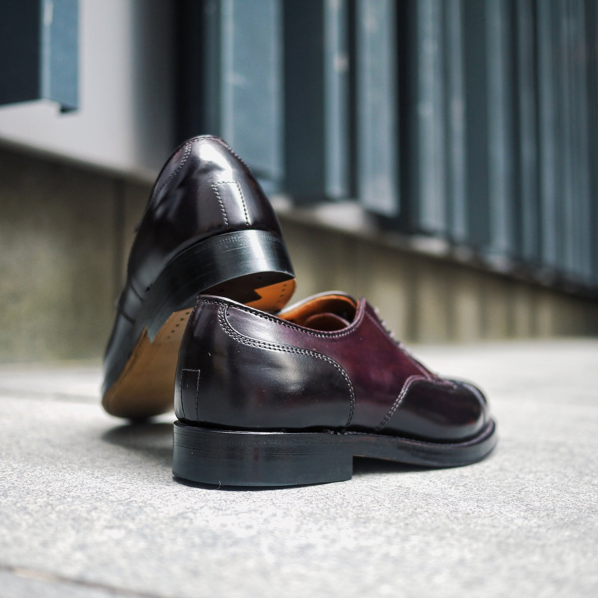 ALDEN 2160 CAP TOE BLUCHER COL 8 SHELL CORDOVAN