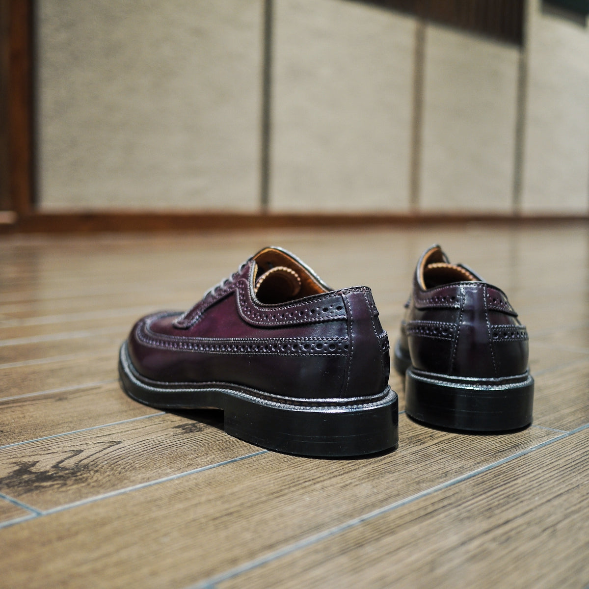 ALDEN 975 LONG WING BLUCHER COLOR #8 SHELL CORDOVAN