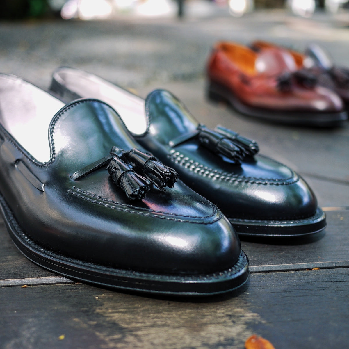 ALDEN 664 TASSEL LOAFER SHELL CORDOVAN