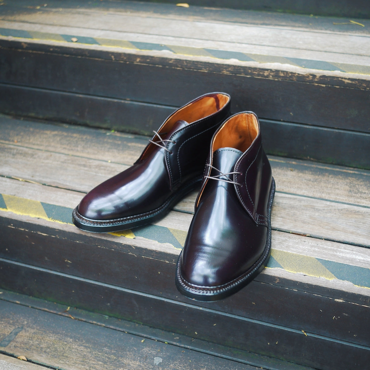 ALDEN 1339 CHUKKA BOOT COL 8 SHELL CORDOVAN