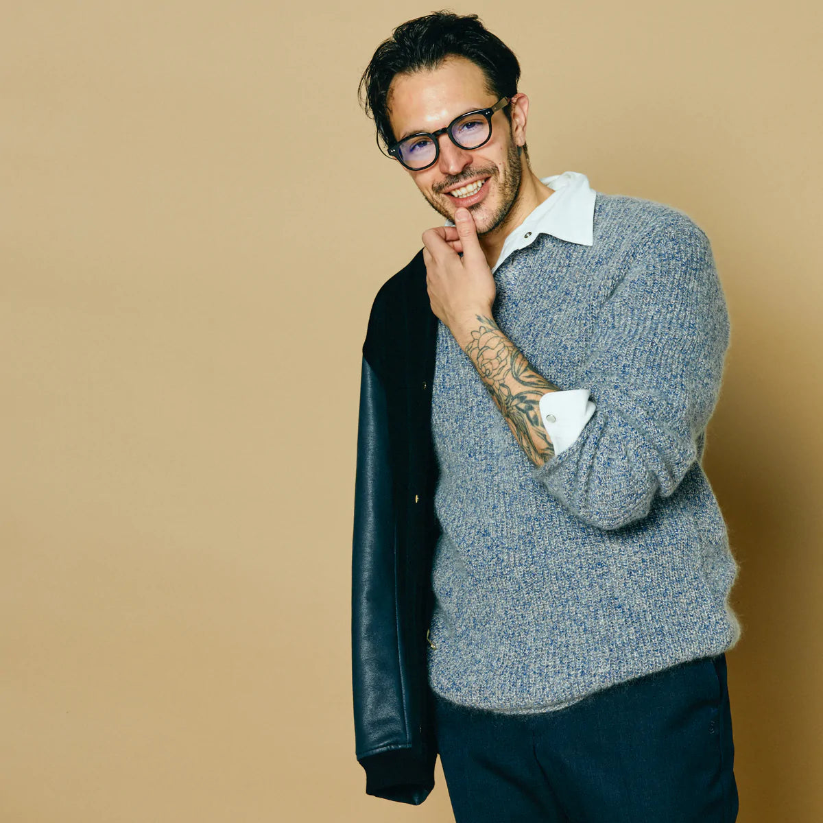 COLONY CLOTHING / HENLEY KNIT / CC2202-KN02