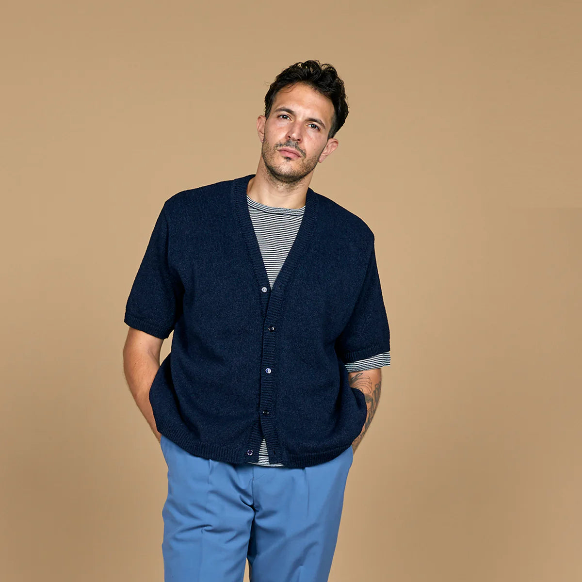 COLONY CLOTHING / JAPANESE PAPER CLUB CARDIGAN / CC2301-KN02