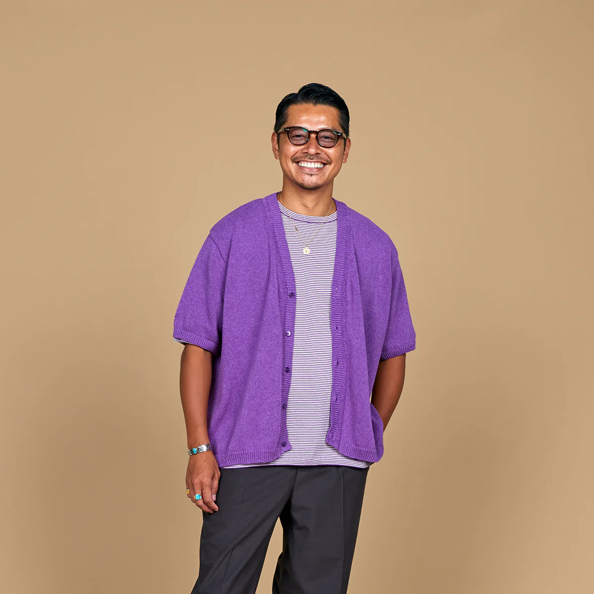 COLONY CLOTHING / JAPANESE PAPER CLUB CARDIGAN / CC2301-KN02