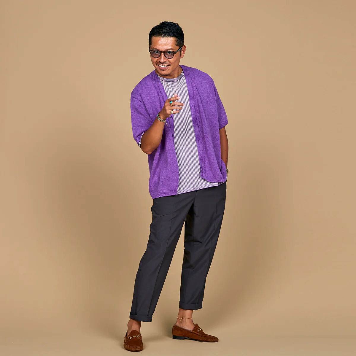 COLONY CLOTHING / JAPANESE PAPER CLUB CARDIGAN / CC2301-KN02