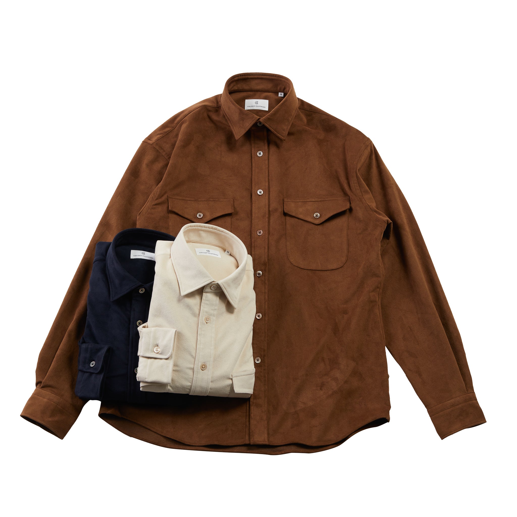 COLONY CLOTHING / Ultrasuede SHIRT / CC2301-SH04-01