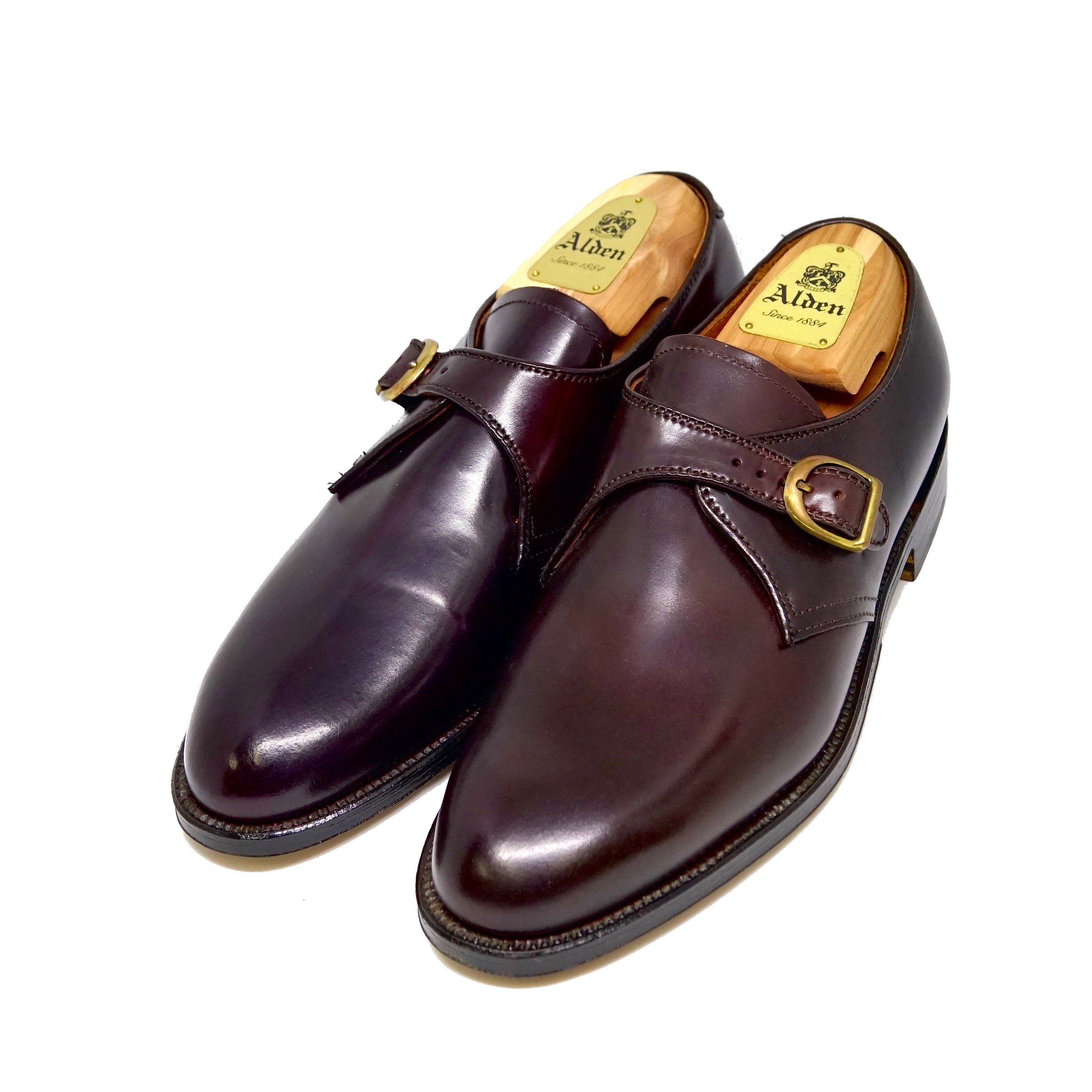 ALDEN 945 MONK STRAP SHELL CORDOVAN