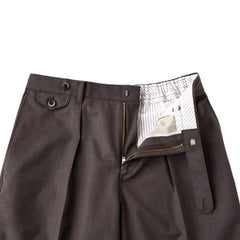 COLONY CLOTHING / ONE PLEAT TROUSERS WOOL SOLOTEX / CC2102-PT01-02