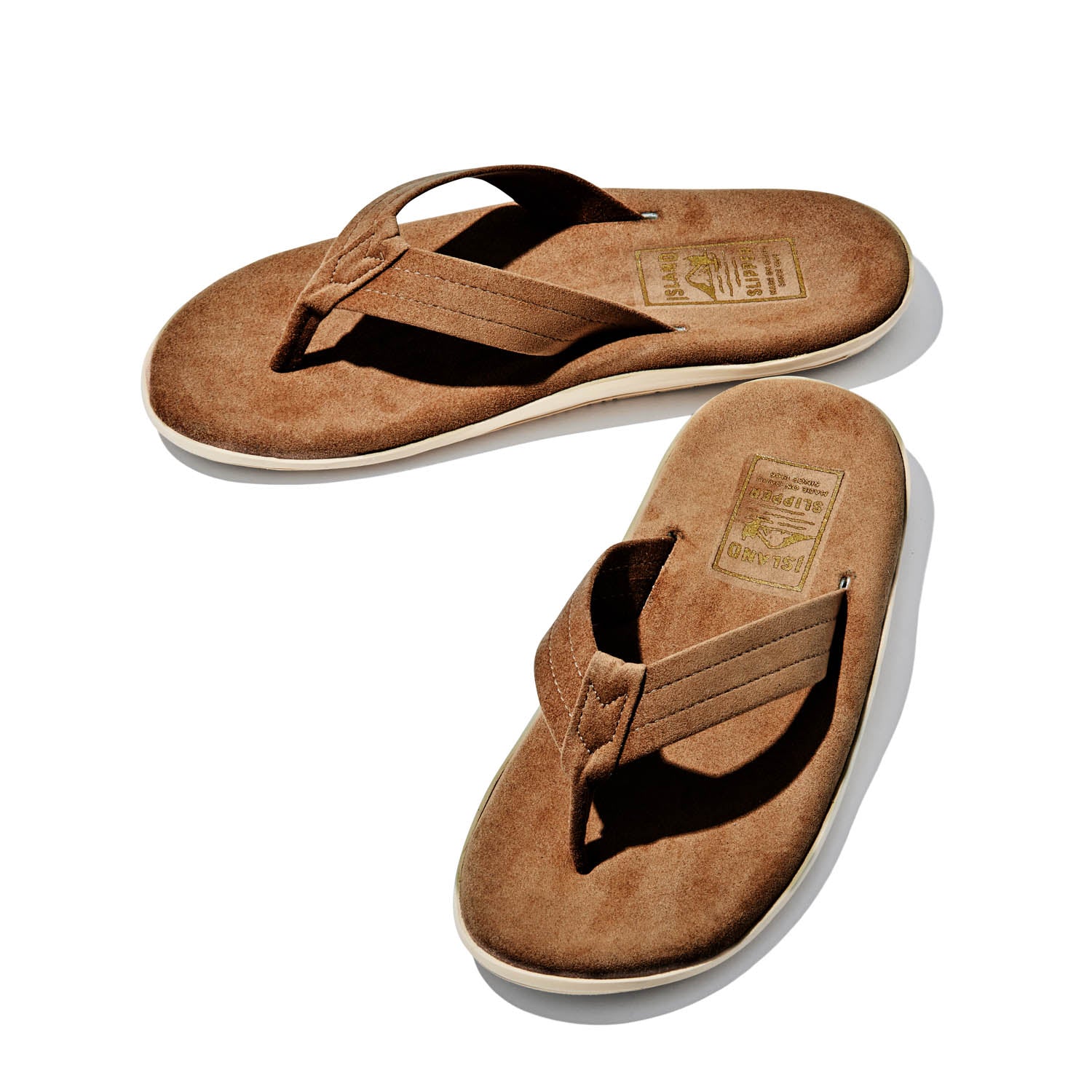 ISLAND SLIPPER PEANUT SUEDE THONG (PT203)