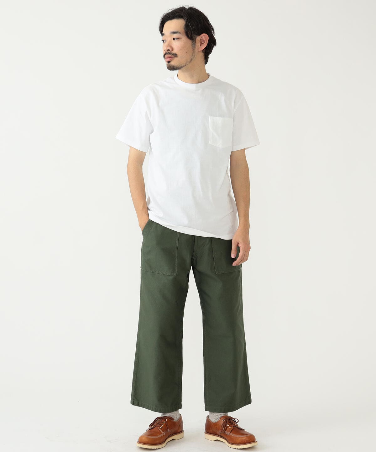 BEAMS PLUS / 2 Pack Pocket Tee / 3804-0039-156