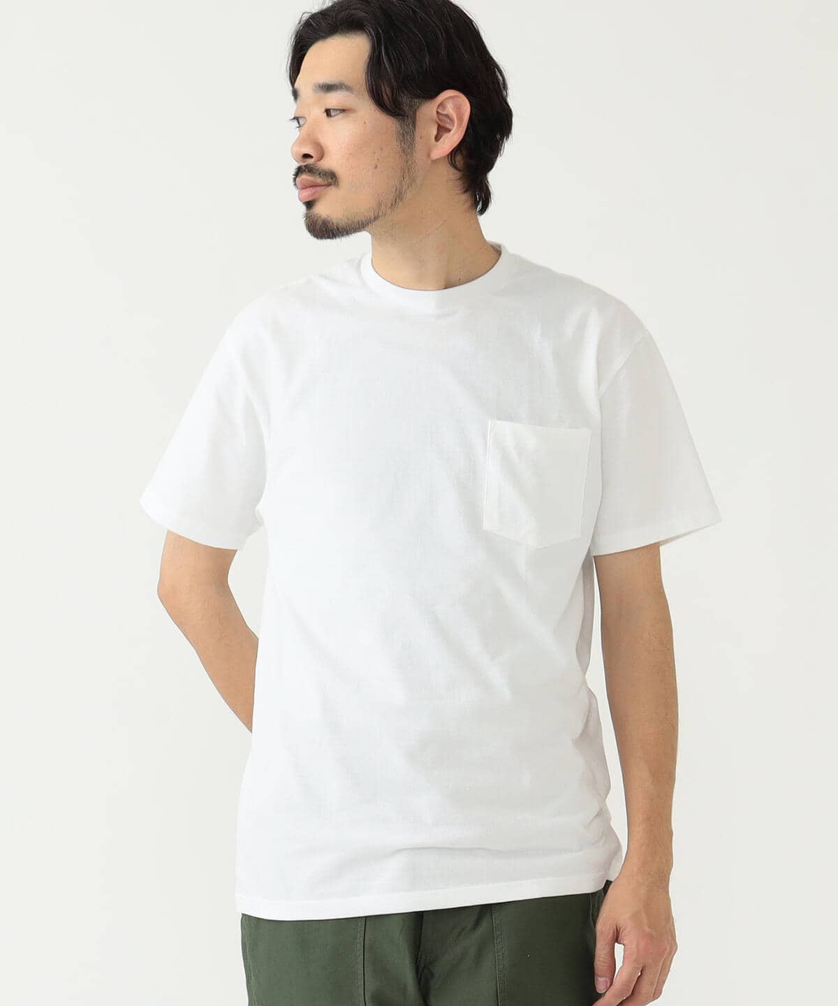 BEAMS PLUS / 2 Pack Pocket Tee / 3804-0039-156