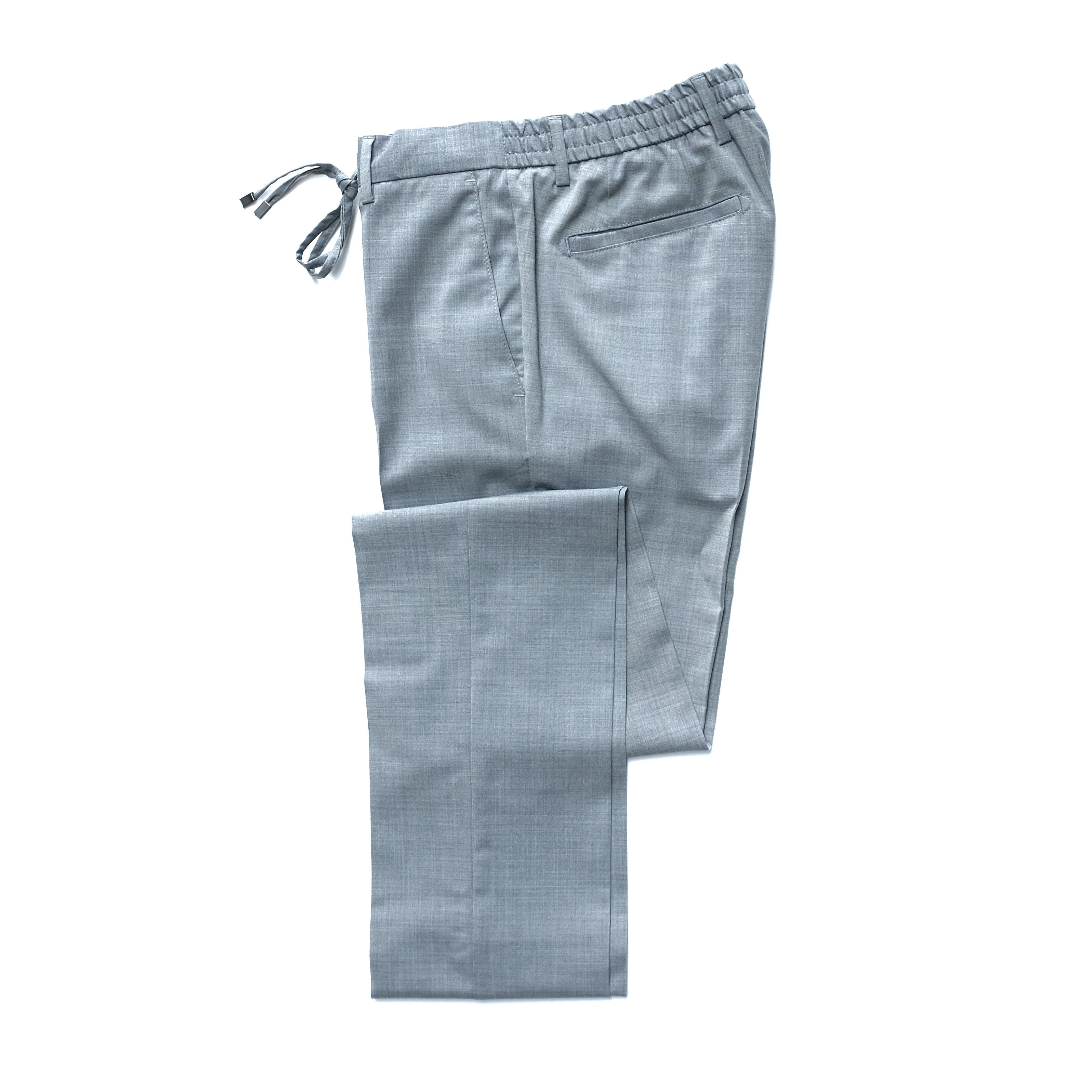 GERMANO / WOOL BLEND TRAVEL PANTS 32BG