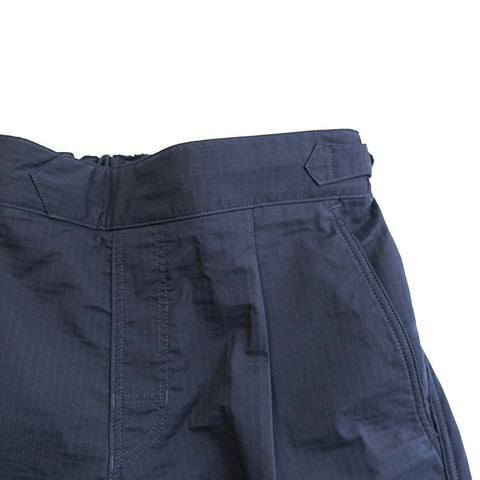 COLONY CLOTHING / NAVY RIP-STOP POOL SIDE SHORTS (CC21-PT11-2)