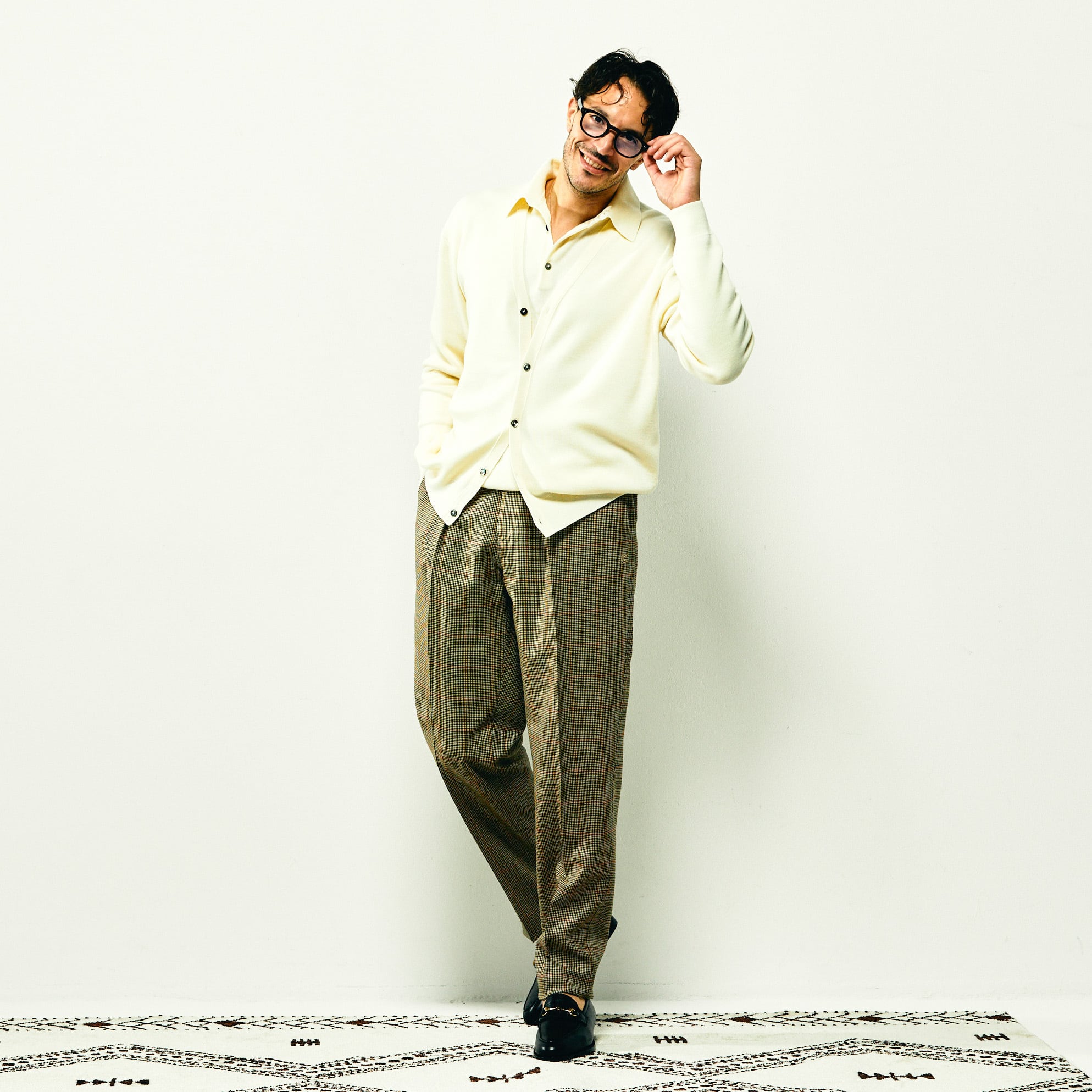 COLONY CLOTHING / MERINO WOOL CARDIGAN / CC21-2-KT02