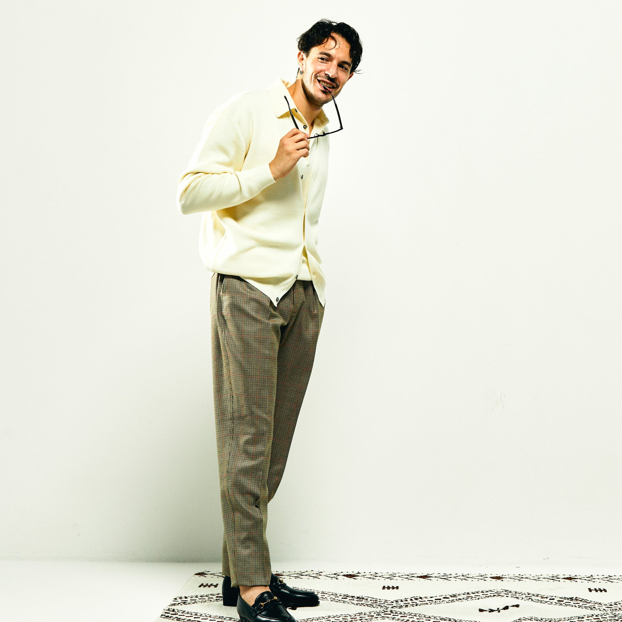 COLONY CLOTHING / MERINO WOOL CARDIGAN / CC21-2-KT02