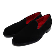 ALDEN D8110 BLACK SUEDE MOCCASINS