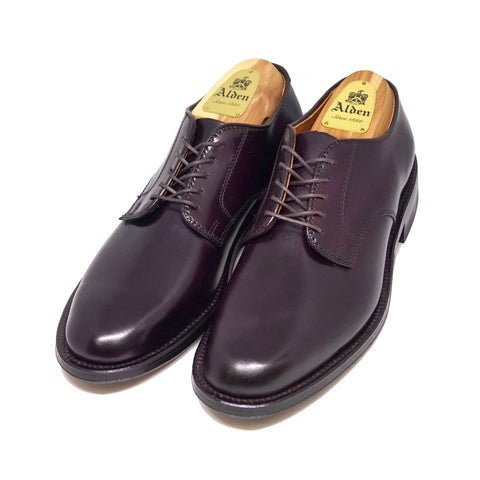 ALDEN X COLONY CLOTHING A8402F PLAIN TOE BLUCHER UNLINED VAMP