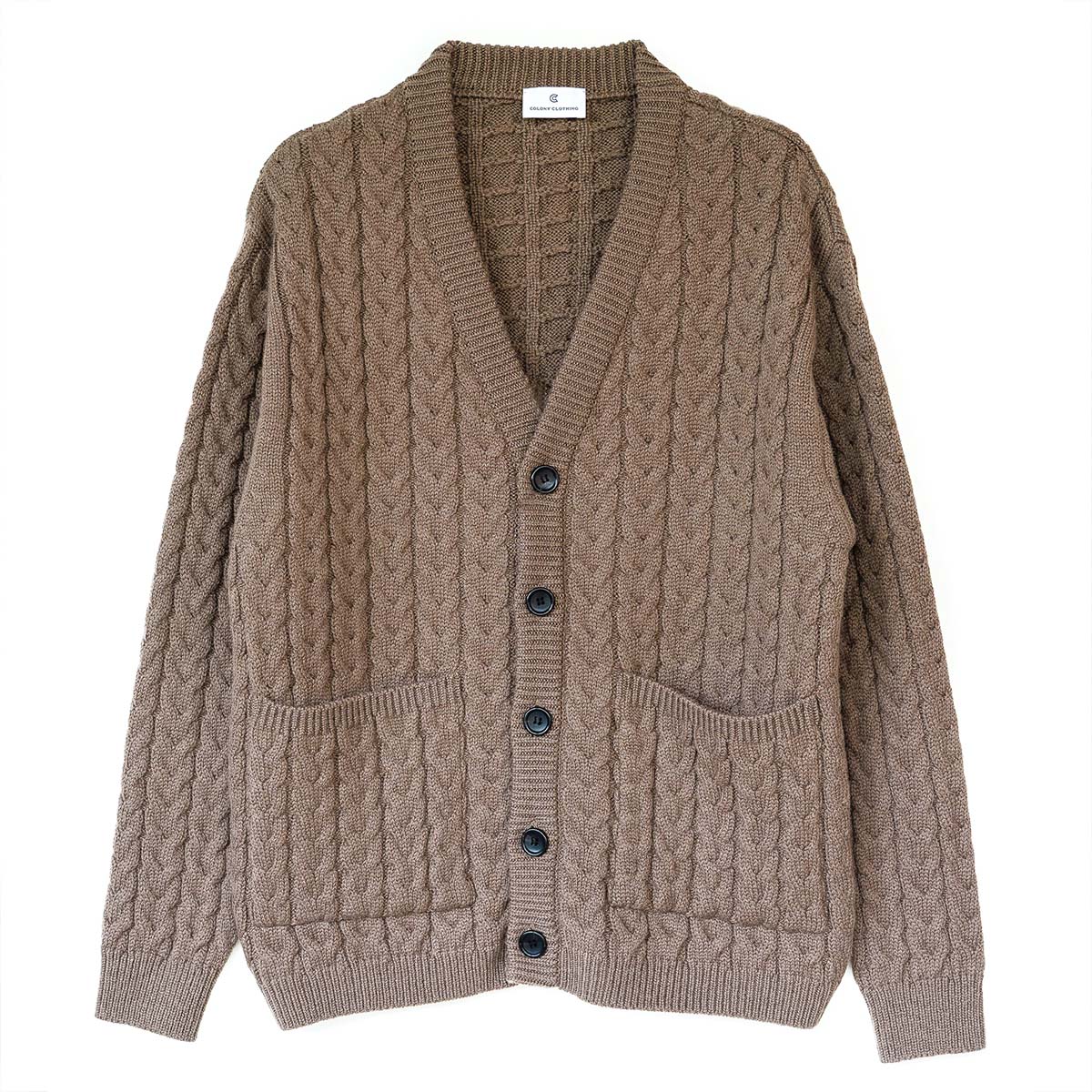 COLONY CLOTHING / CABLE KNIT CARDIGAN / CC2202-KN01