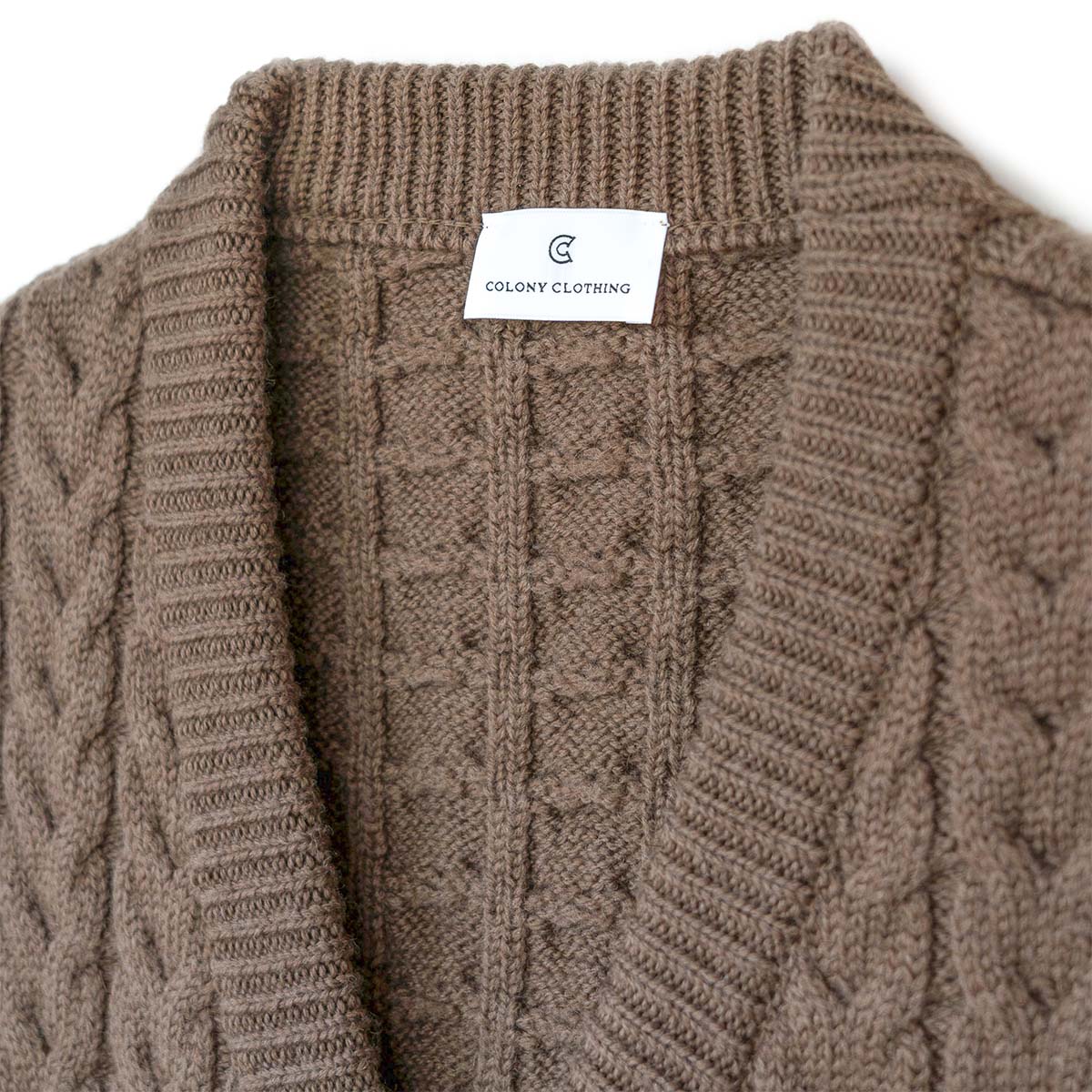 COLONY CLOTHING / CABLE KNIT CARDIGAN / CC2202-KN01