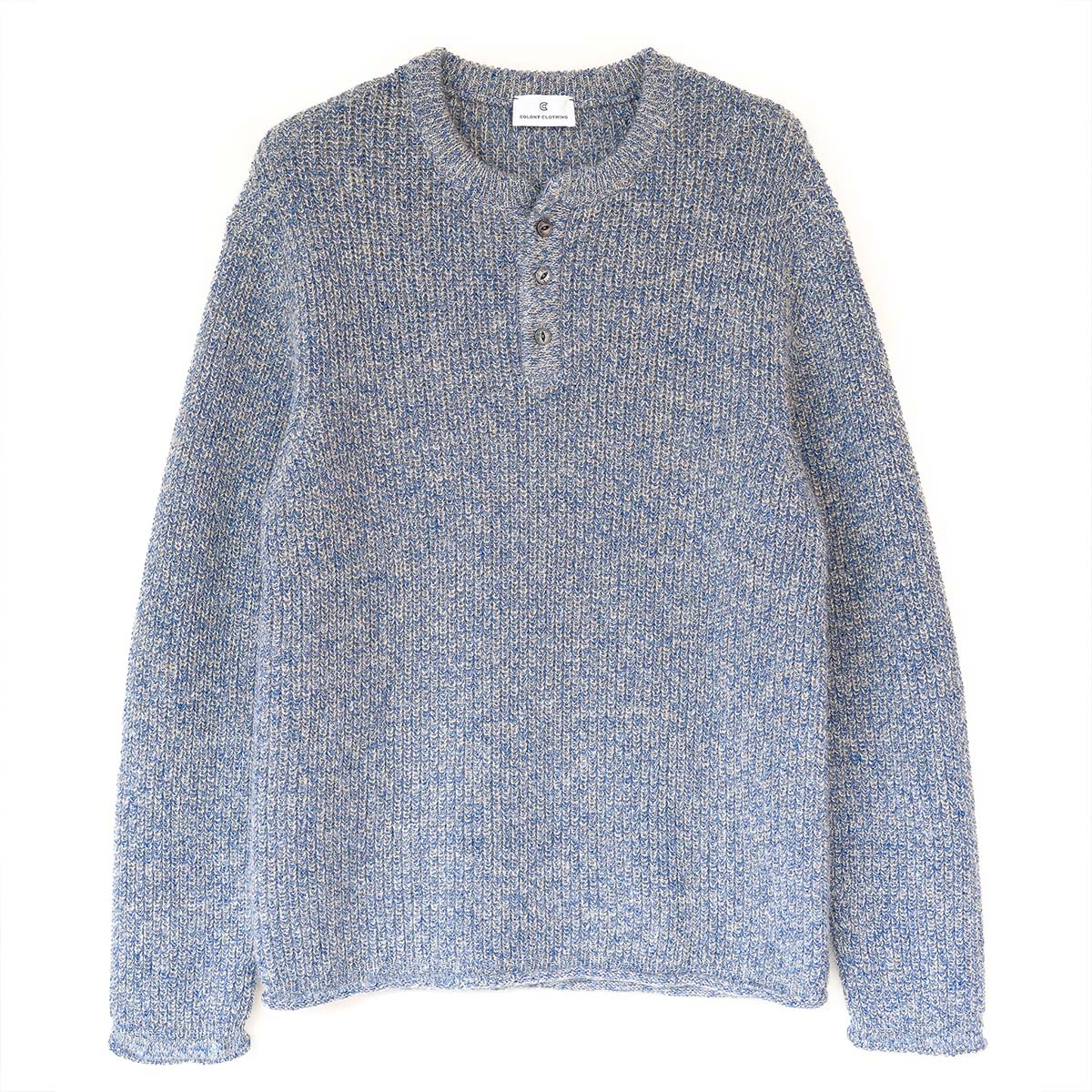 COLONY CLOTHING / HENLEY KNIT / CC2202-KN02