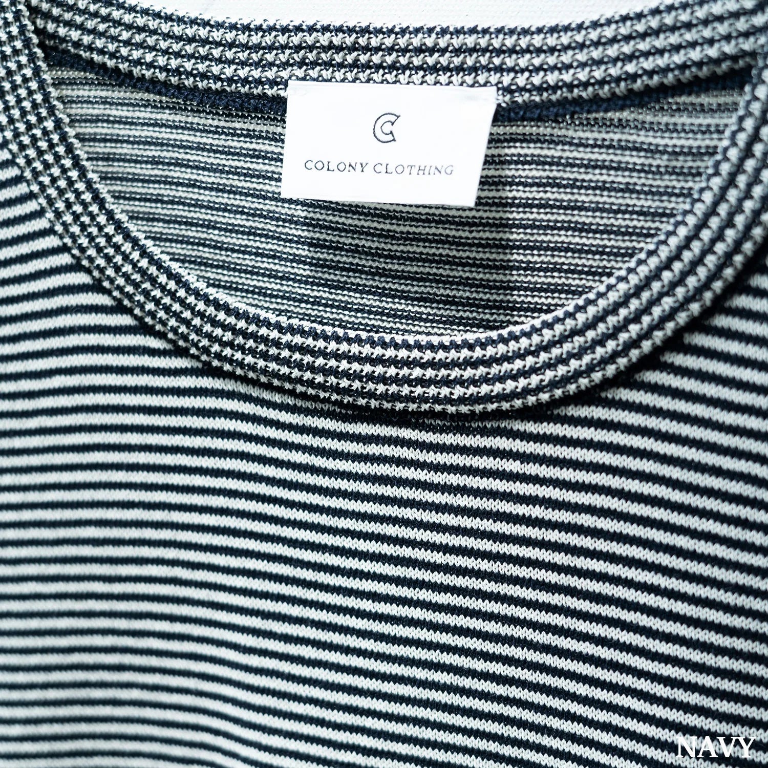 COLONY CLOTHING / JAPANESE PAPER BORDER KNIT / CC2301-KN03