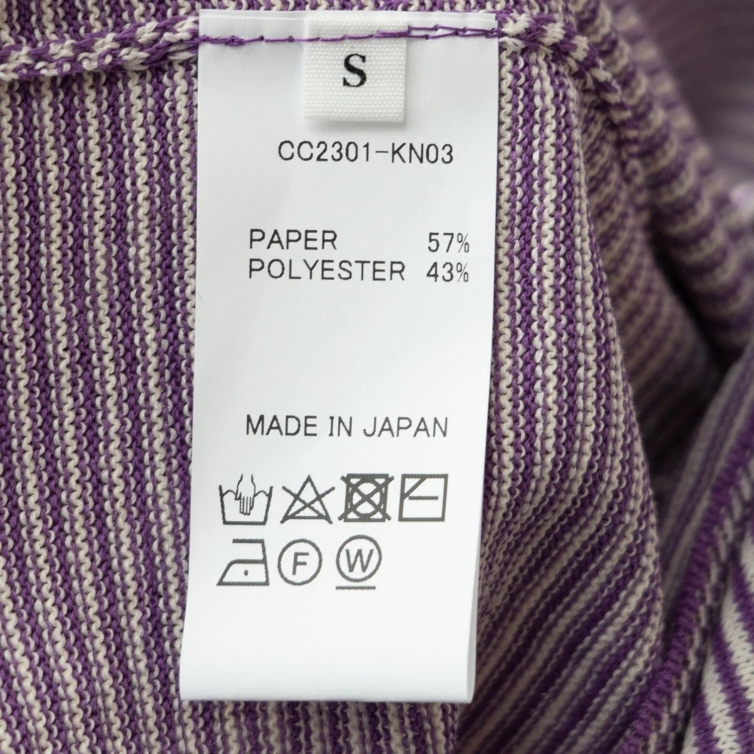 COLONY CLOTHING / JAPANESE PAPER BORDER KNIT / CC2301-KN03