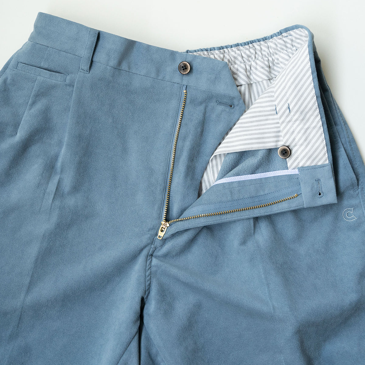 COLONY CLOTHING / ULTRASUEDE POOL SIDE SHORTS / CC2401-PT05-1