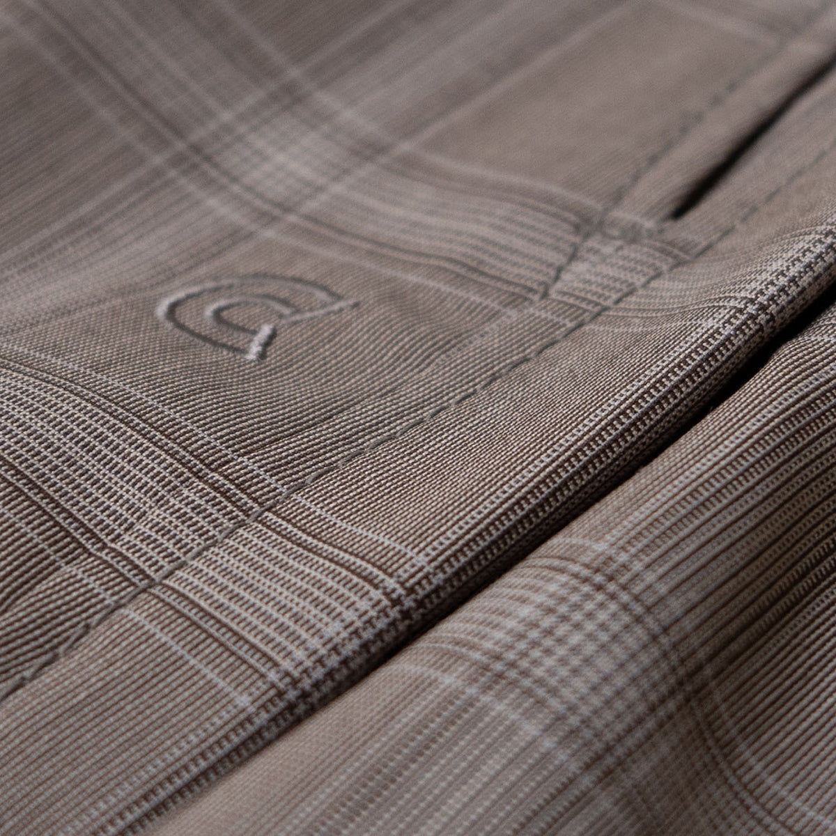 COLONY CLOTHING / BROWN CHECK PANTS / CC2301-PT01-05