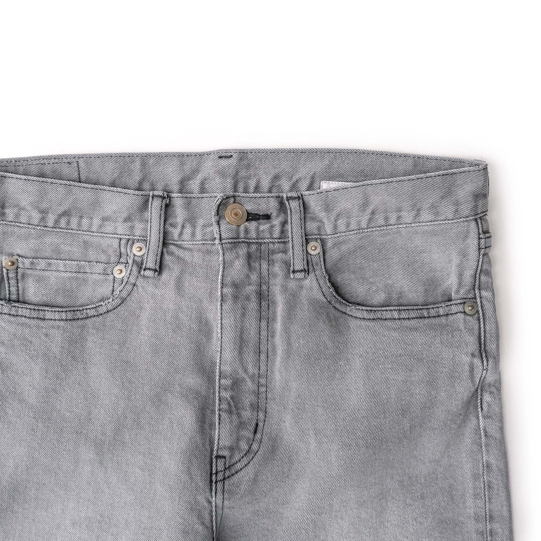 SLIM STRAIGHT LEG BLACK WASH BLEACH / TDST-003-13YWB