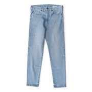 SLIM STRAIGHT LEG INDIGO WASH BLEACH / TDST-003-13YWB