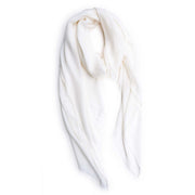 PIACENZA / CASHMERE STOLE WHITE
