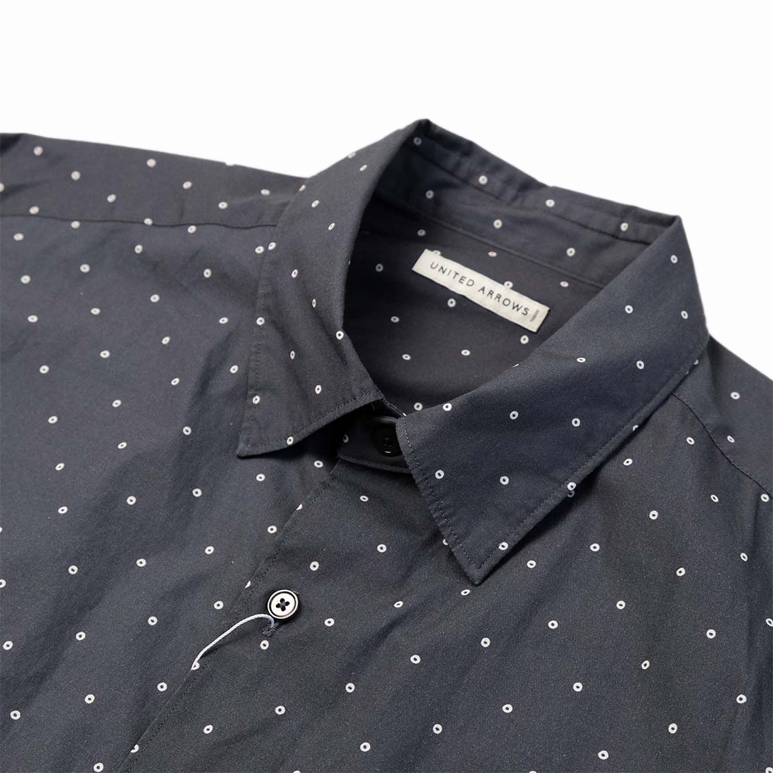 UNITED ARROWS / PRINTED MEN'S SHIRT (UAS PPLN PRNT REG DARK GREY)
