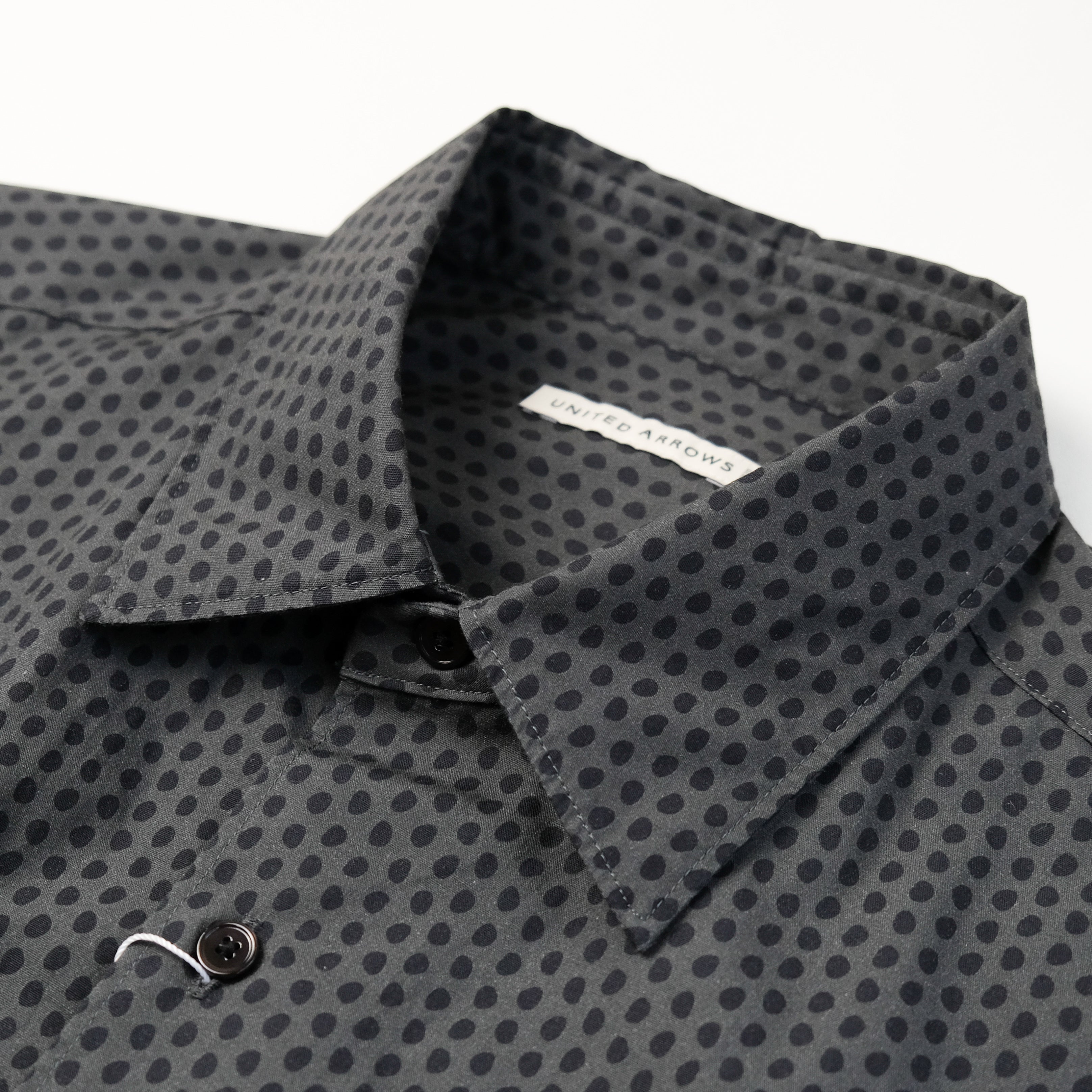 UNITED ARROWS / PRINTED MEN'S SHIRT (UAS PPLN PRNT REG OLIVE)