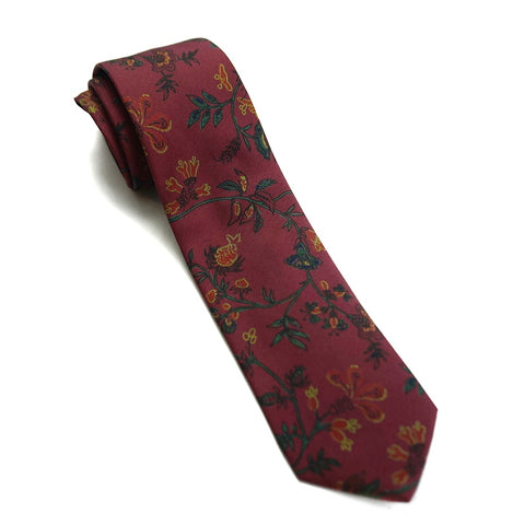 DRAKE'S TIE / RED FLORAL