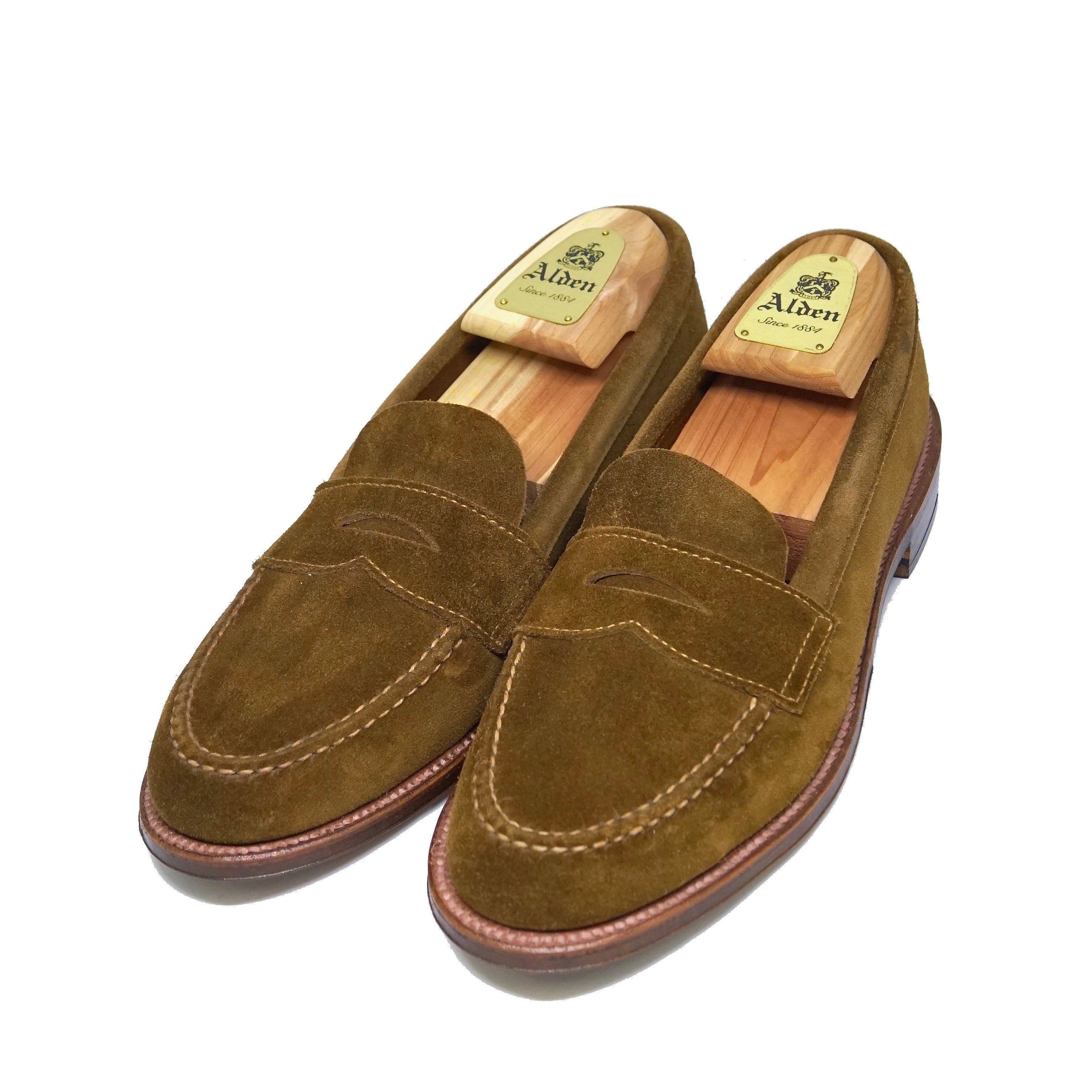 ALDEN 6243F PENNY LOAFER UNLINED VAMP