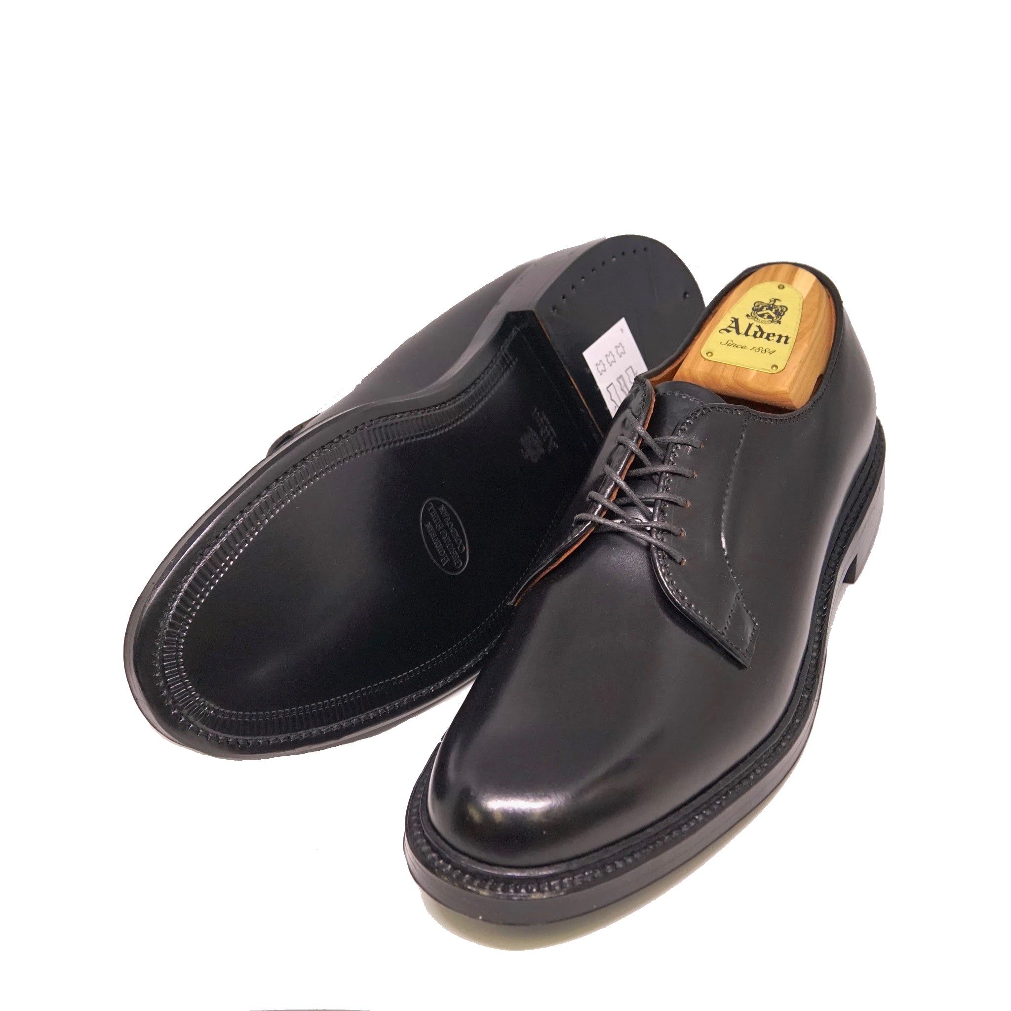 ALDEN 9901 PLAIN TOE BLUCHER SHELL CORDOVAN