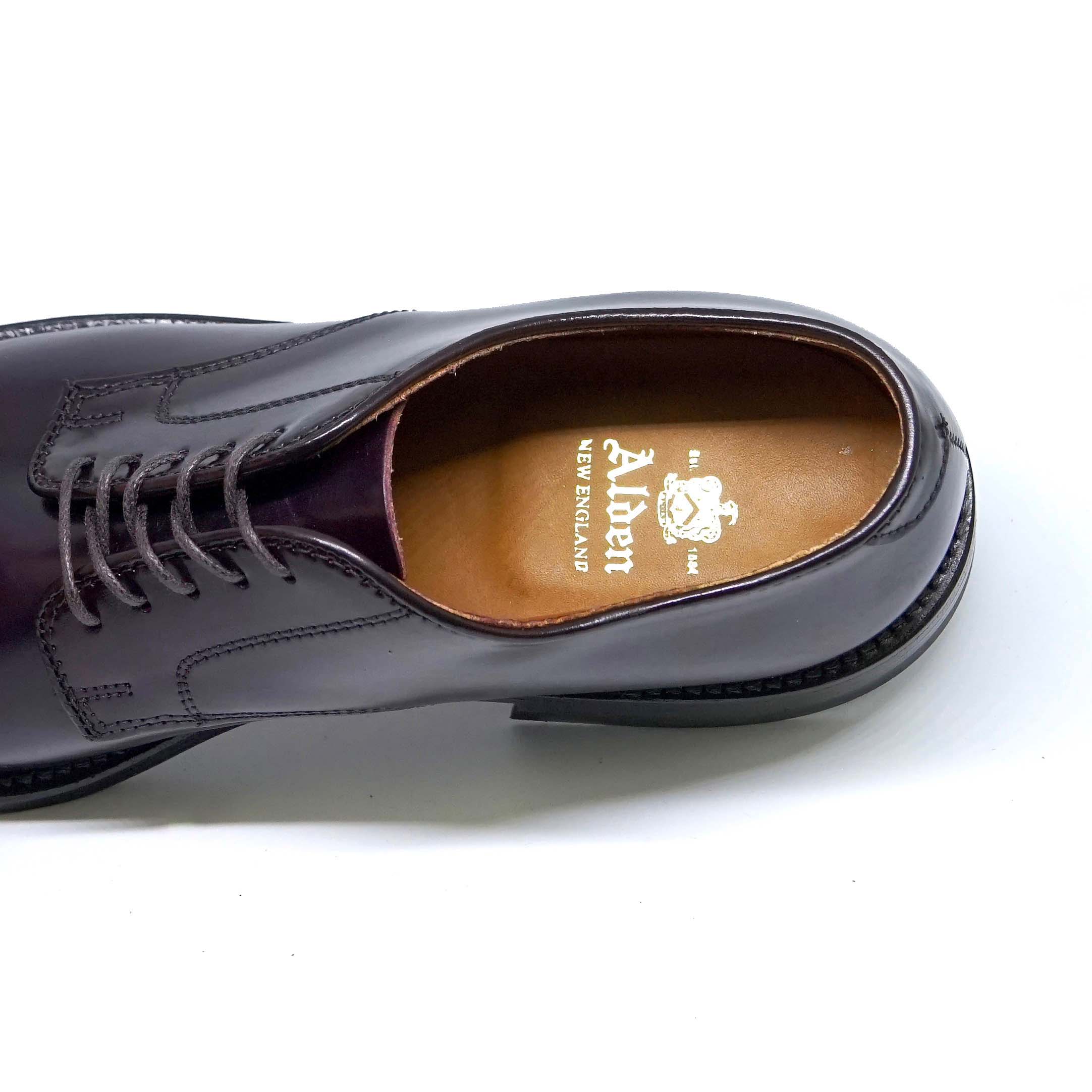 ALDEN X COLONY CLOTHING A8402F PLAIN TOE BLUCHER UNLINED VAMP