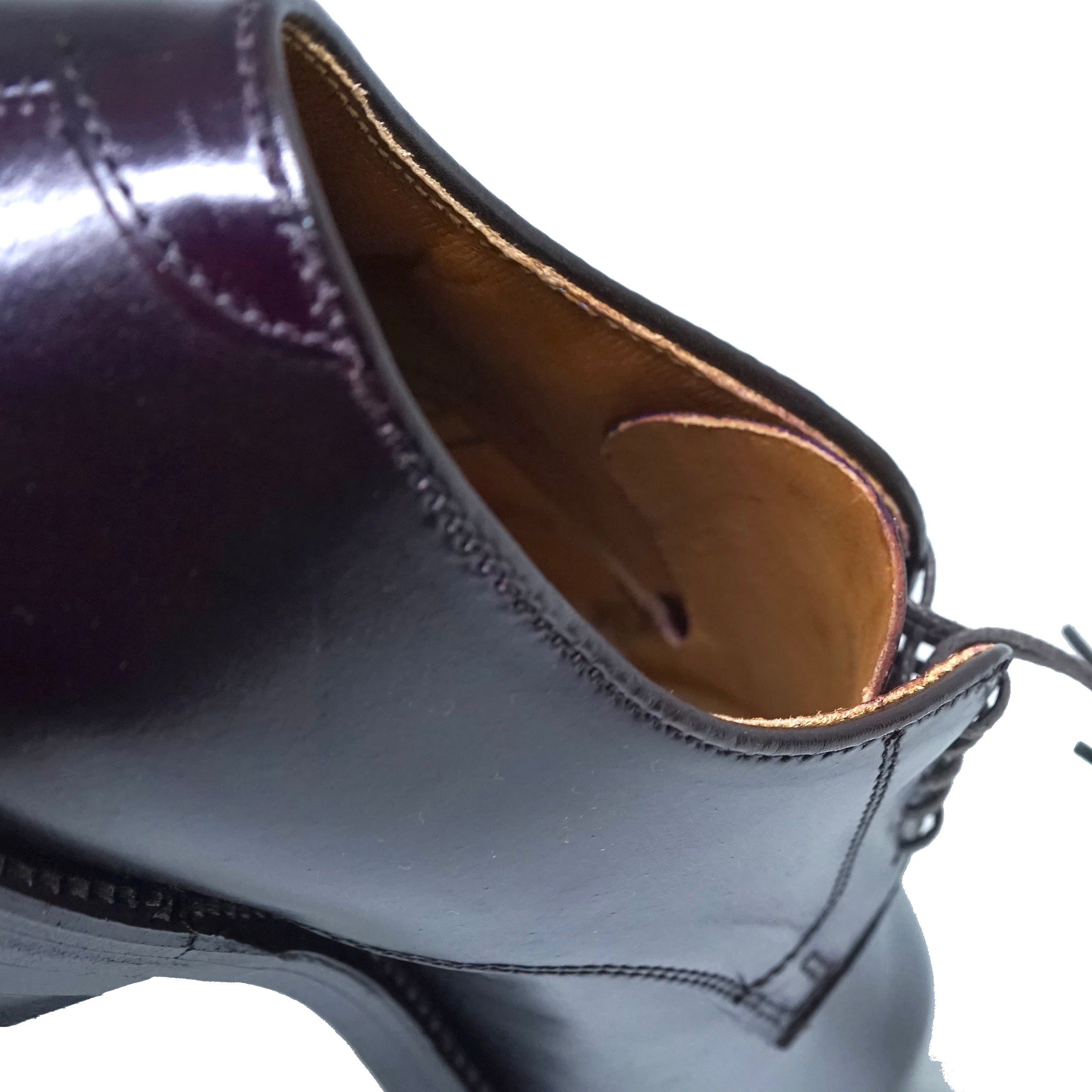 ALDEN X COLONY CLOTHING A8402F PLAIN TOE BLUCHER UNLINED VAMP