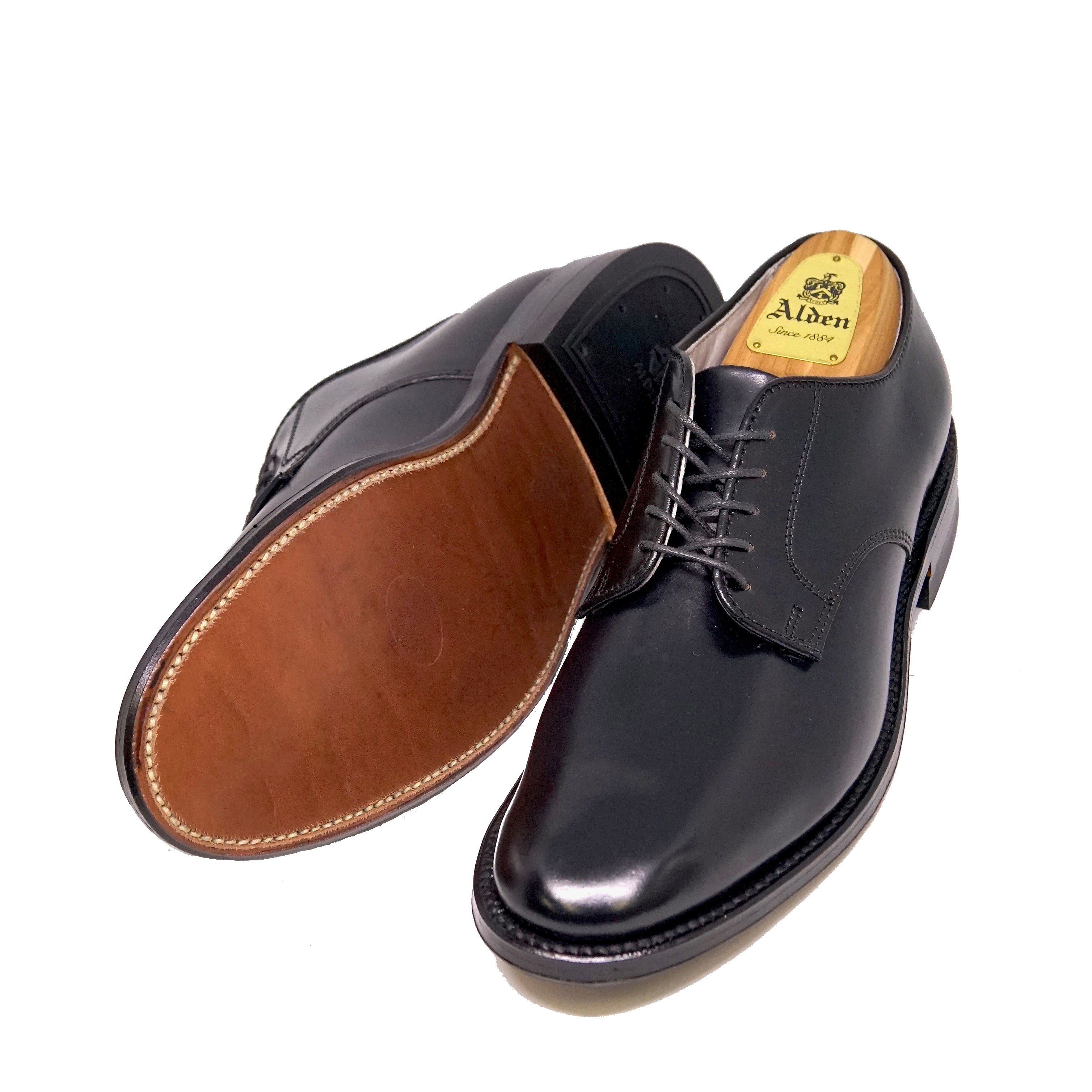 ALDEN X COLONY CLOTHING A8403F PLAIN TOE BLUCHER UNLINED VAMP