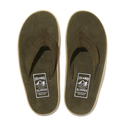 ISLAND SLIPPER ARMY GREEN SUEDE THONG (PT203 ARMY)