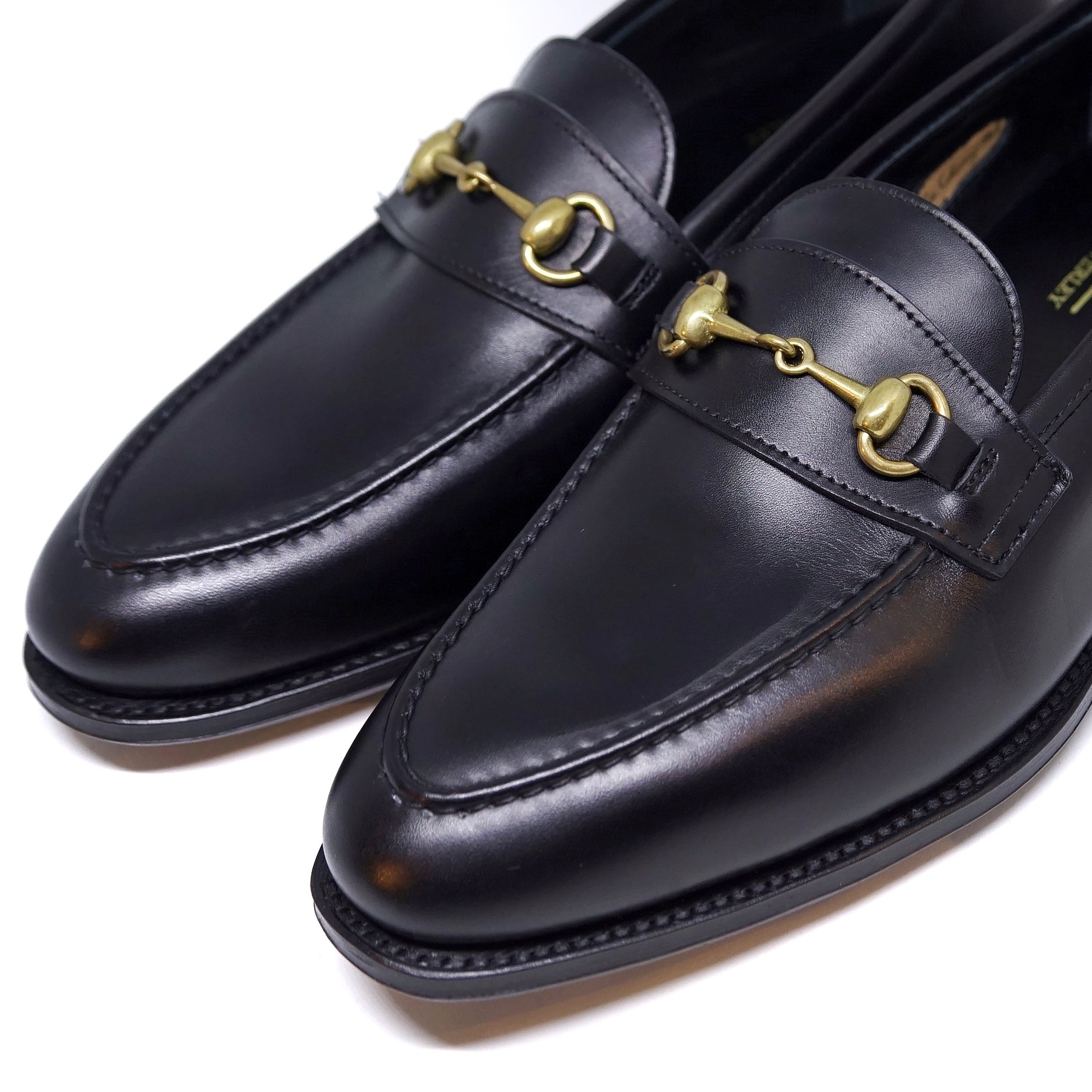 GEORGE CLEVERLEY / THE COLONY BLACK CALF LOAFERS